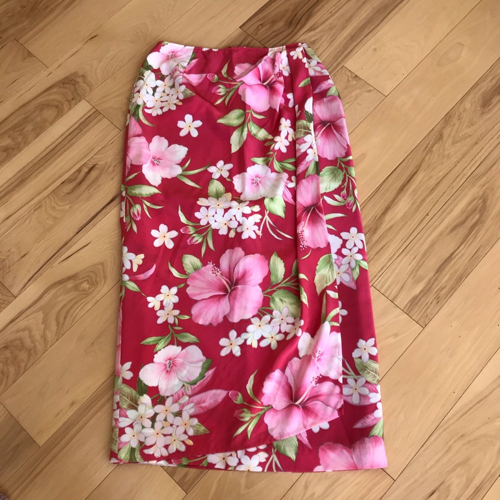 Talbots Floral Print Skirt